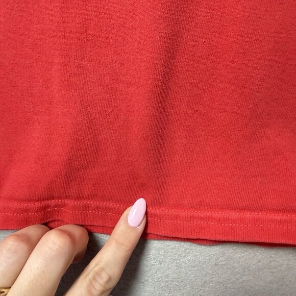 Champion Men's Classic Graphic Jersey Script T-Shirt Size L Scarlet Red - Picture 10 of 12